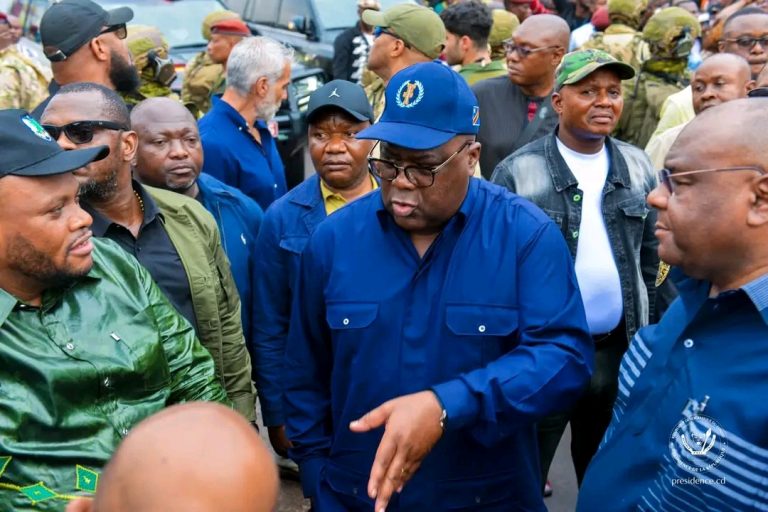 Kinshasa/infrastructures : F. Tshisekedi sur terrain, inspecte la voirie urbaine d’entrée au centre ville