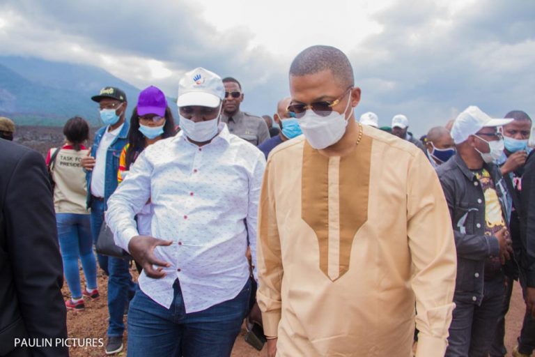RDC-Eruption de Nyiragongo : Didier Budimbu à Goma avec les experts en matière de volcans pour le dégazage du Golf de Kabuno dans le lac Kivu RDC-Eruption de Nyiragongo : Didier Budimbu à Goma avec les experts en matière de volcans pour le dégazage du Golf de Kabuno dans le lac Kivu
