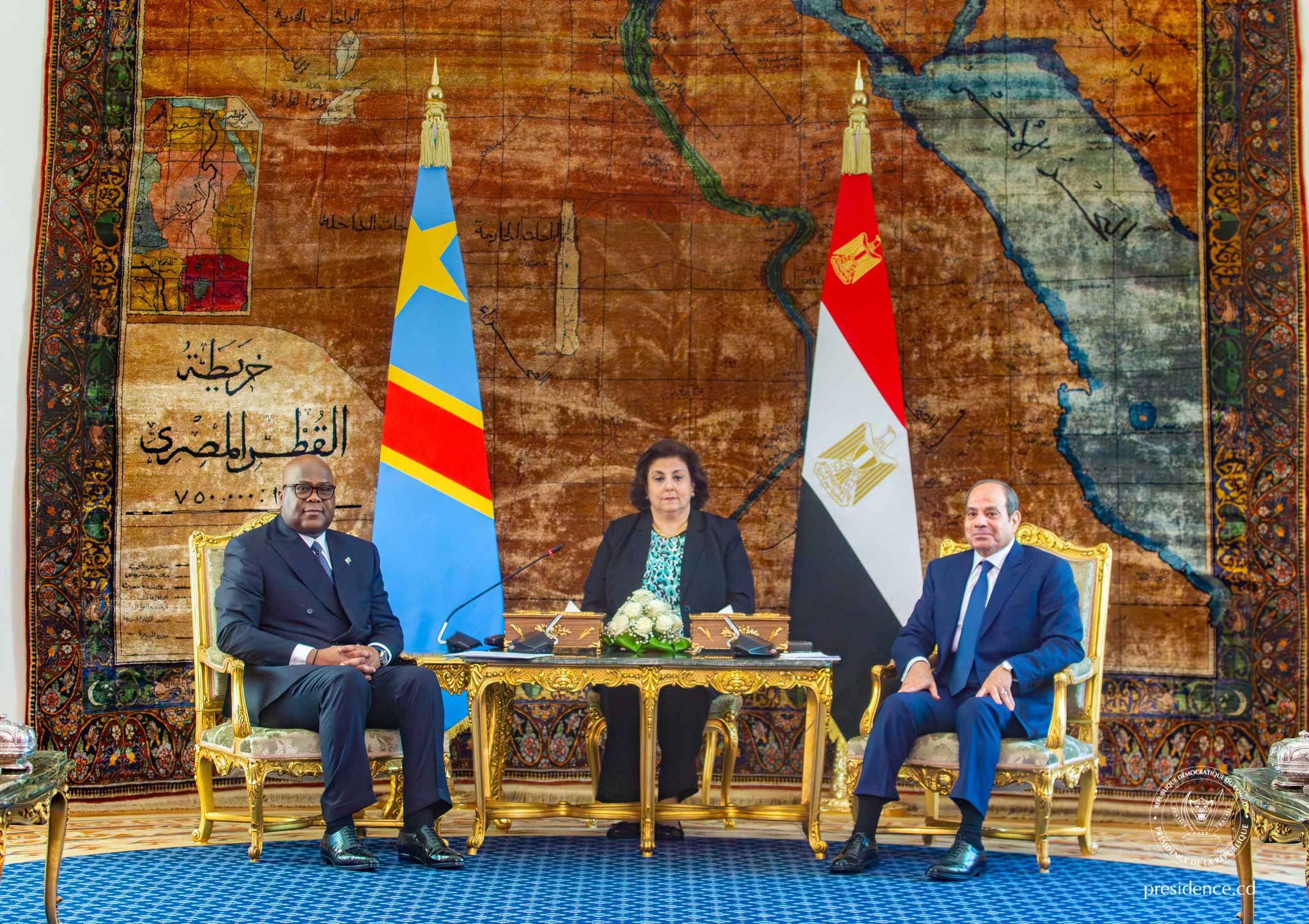RDC–Égypte : Félix Tshisekedi et Abdel Fattah Al-S